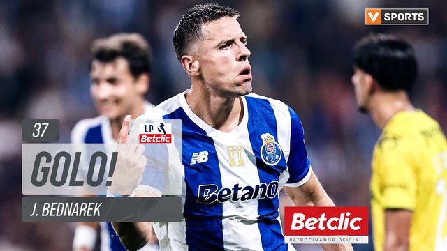 GOLO! FC Porto, J. Bednarek aos 37', FC Porto 1-1 Moreirense