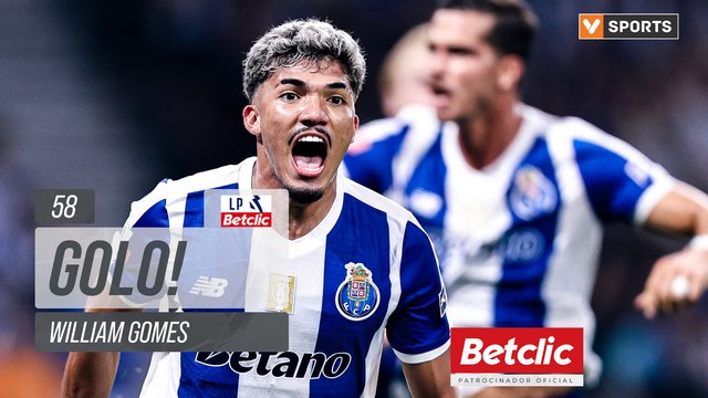 GOLO! FC Porto, William Gomes aos 58', FC Porto 2-1 Moreirense