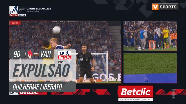Moreirense, Expulsão, Guilherme Liberato aos 90'