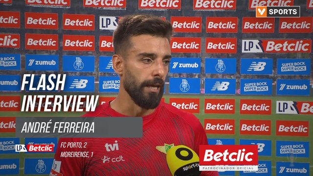 I Liga (#5) | FC Porto 2-1 Moreirense: Flash Interview André Ferreira