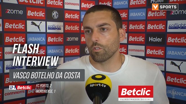 I Liga (#5) | FC Porto 2-1 Moreirense: Flash Interview Vasco Botelho da Costa