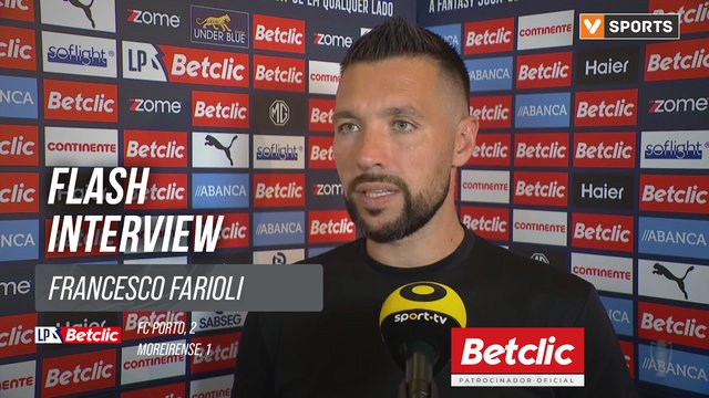 I Liga (#5) | FC Porto 2-1 Moreirense: Flash Interview Francesco Farioli