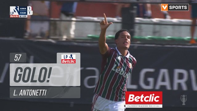 GOLO! Estrela Amadora, L. Antonetti aos 57', Estrela Amadora 1-1 Famalicão