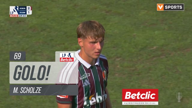 GOLO! Estrela Amadora, M. Scholze aos 69', Estrela Amadora 2-1 Famalicão