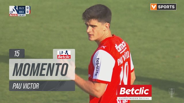 Braga, Jogada, Pau Victor aos 15'