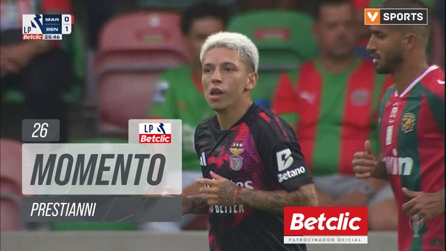 Benfica, Jogada, Prestianni aos 26'
