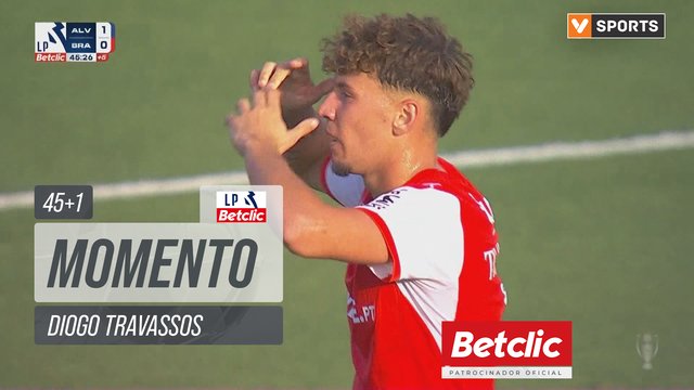 Braga, Jogada, Diogo Travassos aos 45'+1'