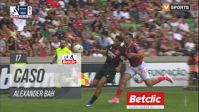 Benfica, Caso, Alexander Bah aos 17'