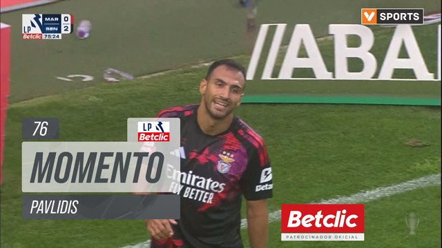 Benfica, Jogada, Pavlidis aos 76'