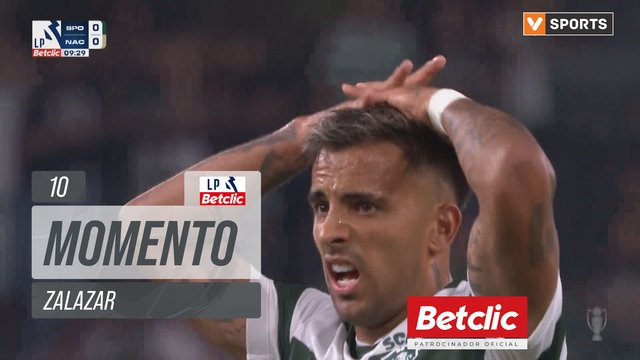 Sporting, Jogada, Zalazar aos 10'