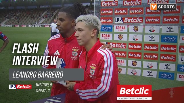 I Liga (#5) | Marítimo 0-3 Benfica: Flash Interview Leandro Barreiro