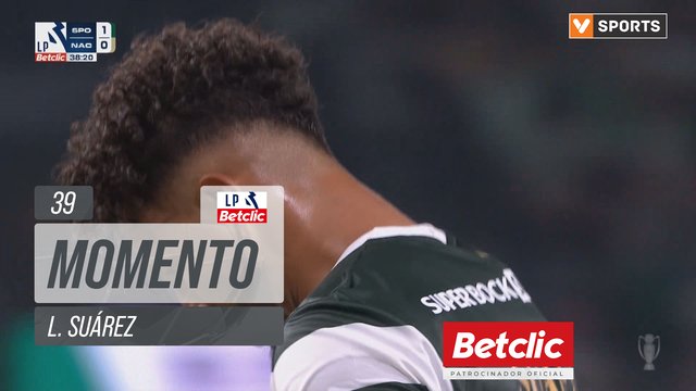 Sporting, Jogada, L. Suárez aos 39'