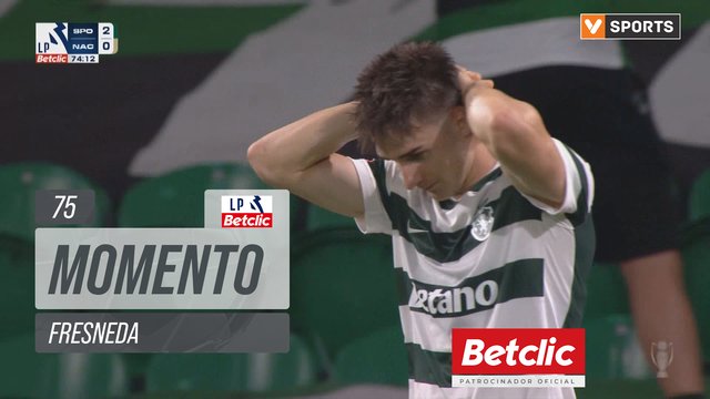 Sporting, Jogada, Fresneda aos 75'