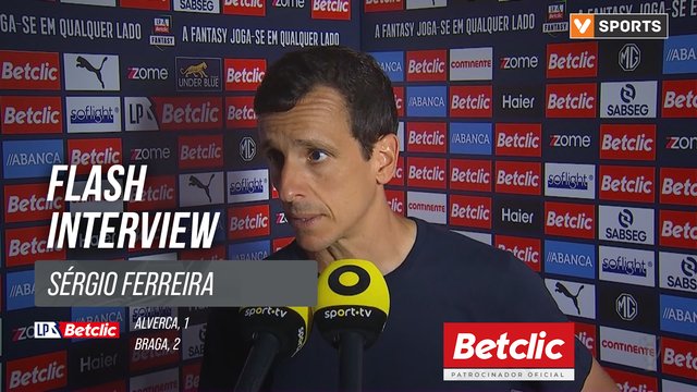 I Liga (#5) | Alverca 1-2 Braga: Flash Interview Sérgio Ferreira