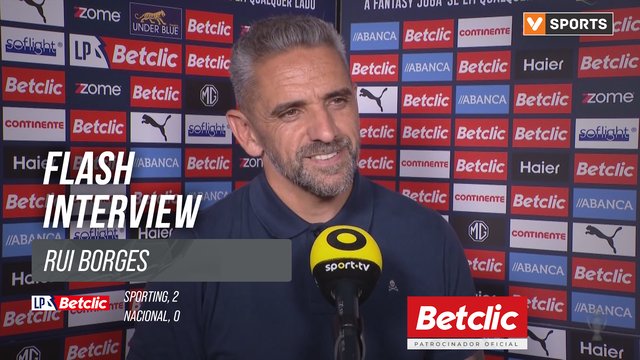 I Liga (#5) | Sporting 2-0 Nacional: Flash Interview Rui Borges