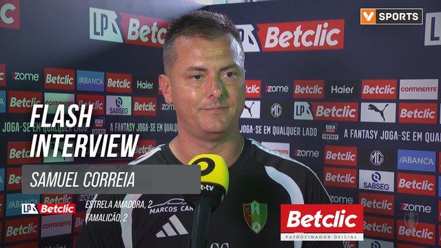 I Liga (#5) | Estrela Amadora 2-2 Famalicão: Flash Interview Samuel Correia