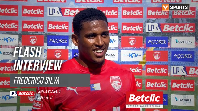 I Liga (#5) | Santa Clara 4-0 Rio Ave: Flash Interview Frederico Silva
