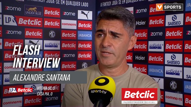 I Liga (#5) | Vitória SC 0-0 Casa Pia: Flash Interview Alexandre Santana