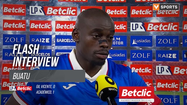 I Liga (#5) | Gil Vicente 0-1 Académico: Flash Interview Buatu