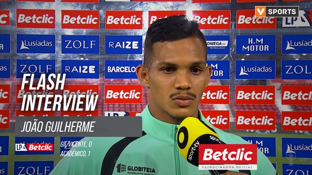 I Liga (#5) | Gil Vicente 0-1 Académico: Flash Interview João Guilherme