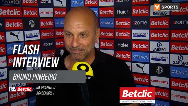 I Liga (#5) | Gil Vicente 0-1 Académico: Flash Interview Bruno Pinheiro