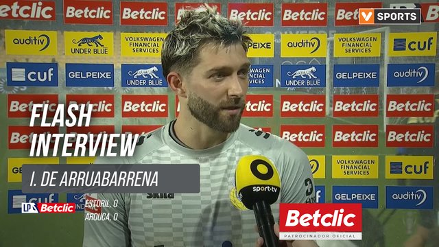 I Liga (#5) | Estoril 0-0 Arouca: Flash Interview I. De Arruabarrena
