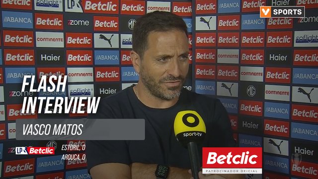 I Liga (#5) | Estoril 0-0 Arouca: Flash Interview Vasco Matos