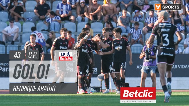 GOLO! Casa Pia, Henrique Araújo aos 43', Casa Pia 1-0 FC Porto
