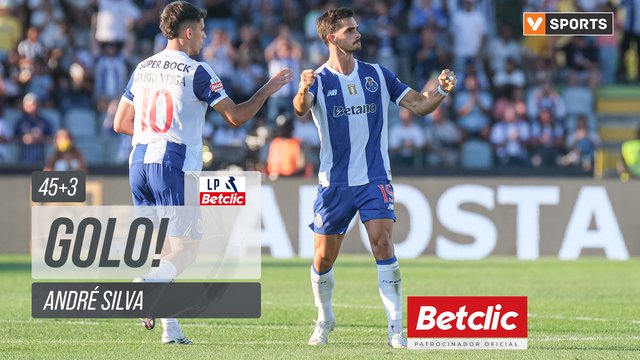 GOLO! FC Porto, André Silva aos 45'+3', Casa Pia 1-1 FC Porto