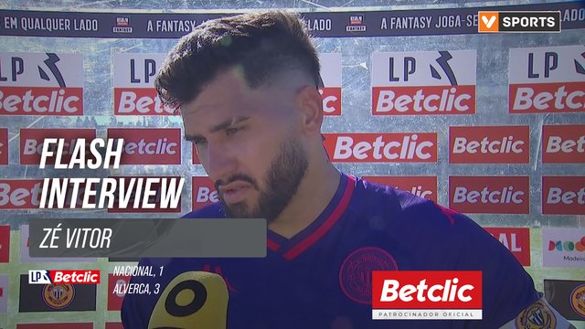 I Liga (#6) | Nacional 1-3 Alverca: Flash Interview Zé Vitor