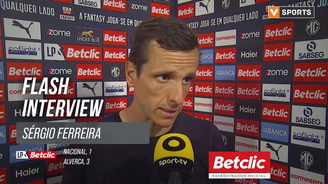 I Liga (#6) | Nacional 1-3 Alverca: Flash Interview Sérgio Ferreira