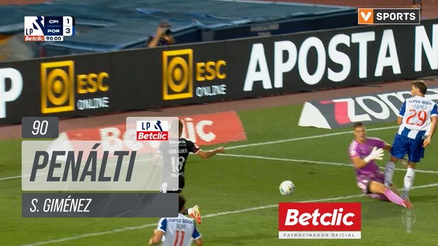 FC Porto, Penálti, S. Giménez aos 90'