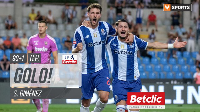 GOLO! FC Porto, S. Giménez aos 90'+1', Casa Pia 1-4 FC Porto