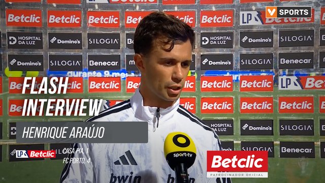 I Liga (#6) | Casa Pia 1-4 FC Porto: Flash Interview Henrique Araújo