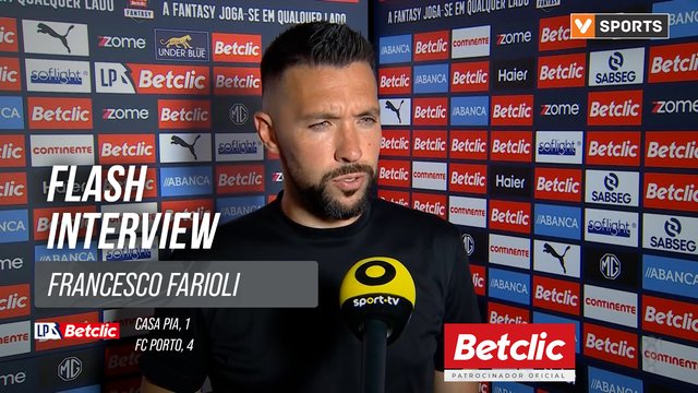 I Liga (#6) | Casa Pia 1-4 FC Porto: Flash Interview Francesco Farioli