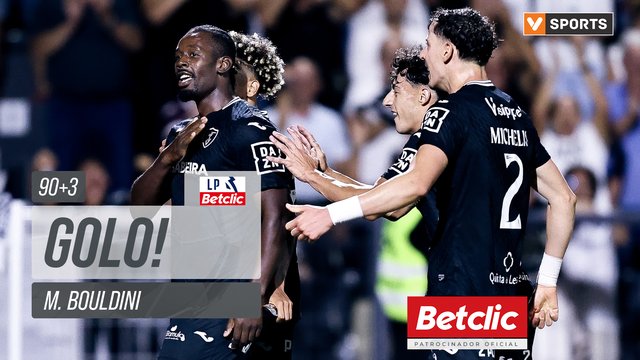 GOLO! Académico, M. Bouldini aos 90'+3', Académico 2-1 Vitória SC