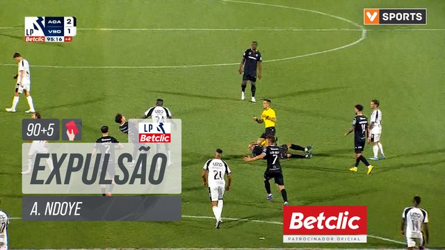 Vitória SC, Expulsão, A. Ndoye aos 90'+5'