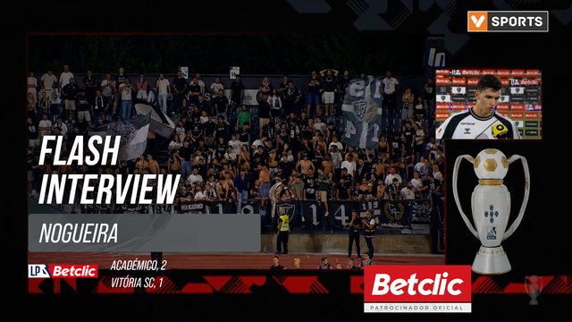 I Liga (#6) | Académico 2-1 Vitória SC: Flash Interview Nogueira