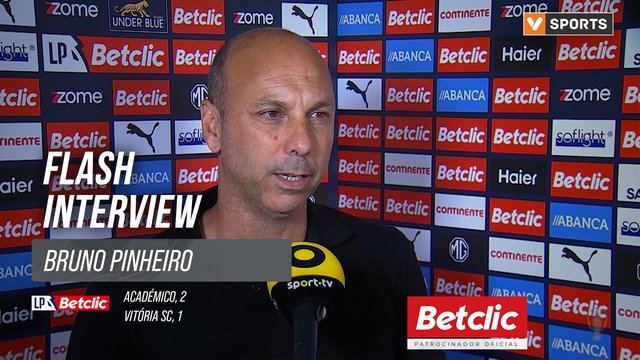 I Liga (#6) | Académico 2-1 Vitória SC: Flash Interview Bruno Pinheiro