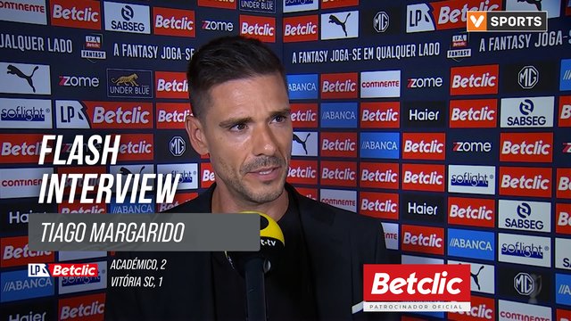 I Liga (#6) | Académico 2-1 Vitória SC: Flash Interview Tiago Margarido