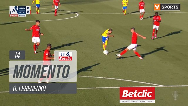 Arouca, Jogada, O. Lebedenko aos 14'