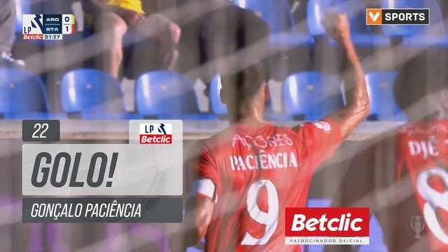 GOLO! Santa Clara, Gonçalo Paciência aos 22', Arouca 0-1 Santa Clara