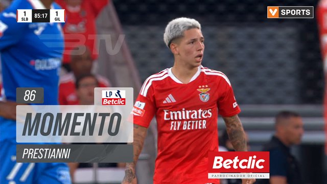 Benfica, Jogada, Prestianni aos 86'