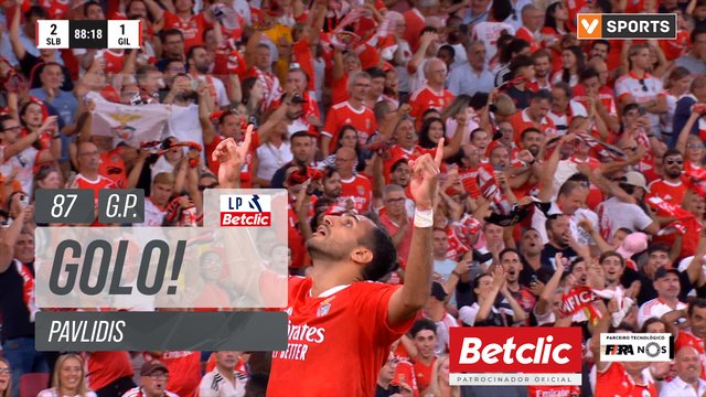 GOLO! Benfica, Pavlidis aos 87', Benfica 2-1 Gil Vicente