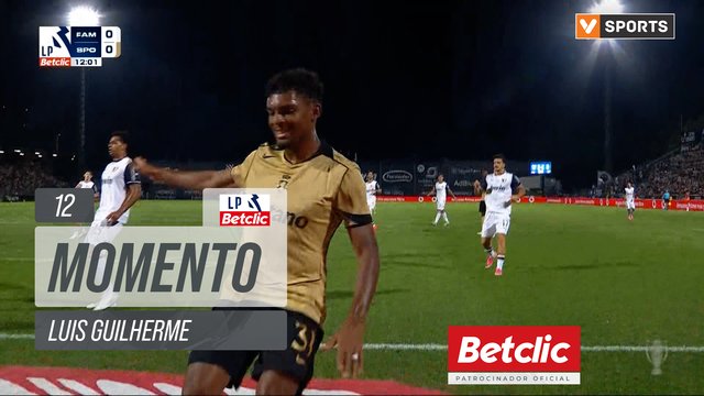 Sporting, Jogada, Luis Guilherme aos 12'
