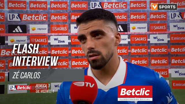 I Liga (#6) | Benfica 3-1 Gil Vicente: Flash Interview Zé Carlos