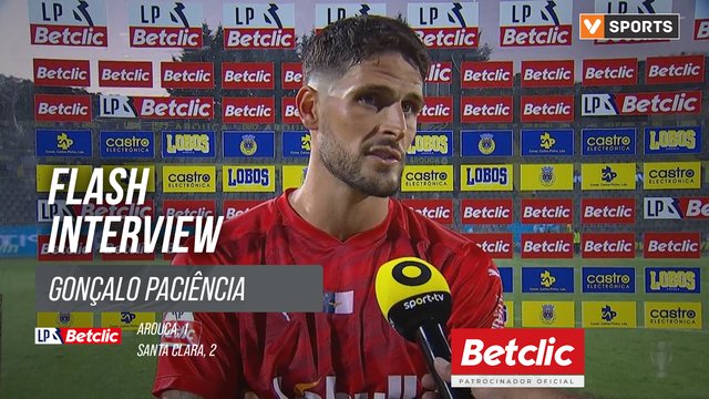 I Liga (#6) | Arouca 1-2 Santa Clara: Flash Interview Gonçalo Paciência