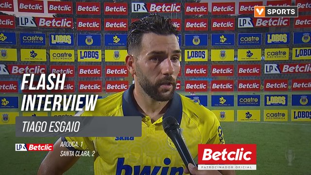 I Liga (#6) | Arouca 1-2 Santa Clara: Flash Interview Tiago Esgaio