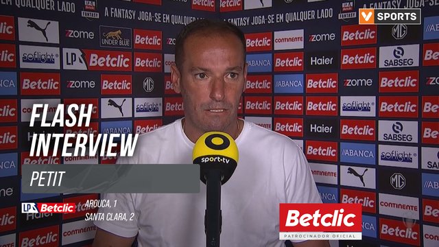 I Liga (#6) | Arouca 1-2 Santa Clara: Flash Interview Petit