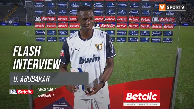 I Liga (#6) | Famalicão 1-1 Sporting: Flash Interview U. Abubakar